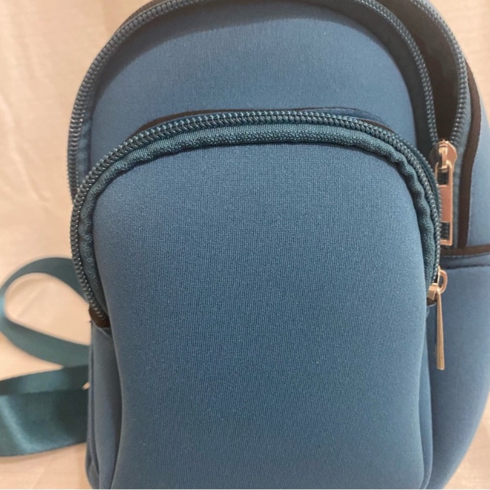 K Carroll Shelly Teal sling crossbody bag - Picture 7 of 10